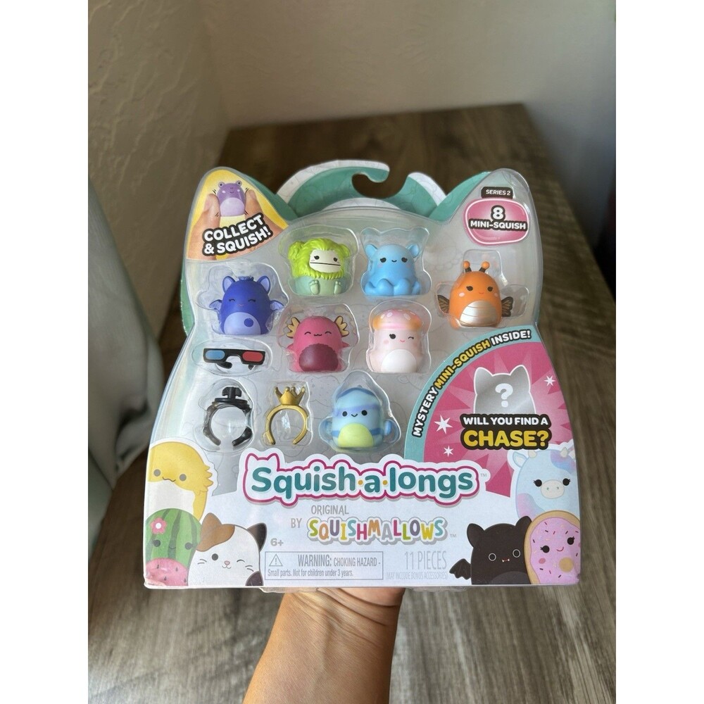 Squishmallows Squish A Longs Collect & Squish 8 Mini-squish Series 2 New Sealed